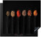 KitchenYeah© Herdabdeckplatte Einteilig Induktionsmatte Küche Abdeckung Ceranfeld Herd Abdeckplatte Deko Vinyl Matte Aufrollbar Löffel - Gewürze - Schwarz - Kräuter - Rustikal - 57x51 cm