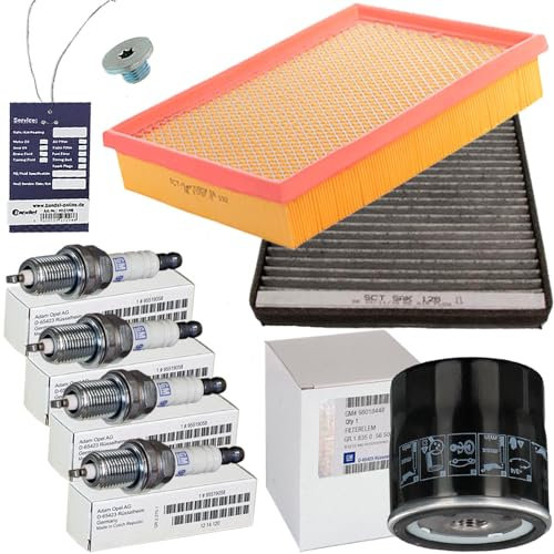 Inspektionspaket- Öl-Filter Zündkerzen passend für 1.4-2.0 Astra G + H