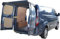 T5 Hintere Markisenabdeckung strapazierfähig 210D Oxford-Gewebe Wohnmobil Schutz für T5.1 T6 Fo/rd Transit Op/EL Vi/varo (2001-2019) Wohnwagen, rv,Van,Camping Zubehör, mit Metallclip,Schwarz