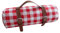 Novimark Picknickdecke, Campingdecke mit wasserdichter Unterseite, rot und weiß 200 x 200 Outdoor-Falt-Campingmatte