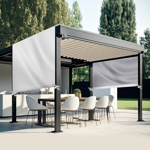 Wowangce Universal Pergola Replacement Canopy Outdoor Canopy Shade Cover Waterproof Shade Top Cover for Outdoor Patio Porch Backyard(10 x 10 ft,Beige)