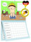 Calendrier d'apprentissage de la propreté – Livre de pot pour enfants avec autocollants, couronne et diplôme – Tableau de récompense pour l'entraînement à la propreté – Idéal pour sécher
