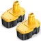 RYIBME 4.6Ah 18V DC9096 Battery -Compatible with Dewalt 18V Battery DC9098 DC9099 DW9095 DW9096 DW9098 DE9038 Dewalt Battery Cordless Power Tools