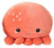 champracer 45cm Octopus Plüschtier samtig weich kuschelig Spielzeug Krake Wale, Delfine Geschenk für Kinder Mädchen Jungen,1 Stück (Oktopus)