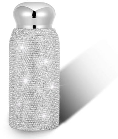 byepica Bouteille isotherme brillante avec strass de 250 ml : gourde isotherme tendance