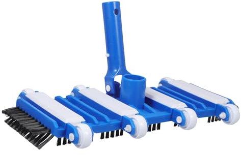 ANDRESLAD 14 Cepillos de Limpieza Reforzados con Cabezal de Aspiración para Piscinas para Mantenimiento Y Limpieza de Piscinas