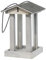 Handgefertigtes Premium Vogelhaus aus europäischem Kiefernholz - Vogelfutterstation mit Acrylglasscheibe und abnehmbarem Dach zur einfachen Befüllung - Wetterfest