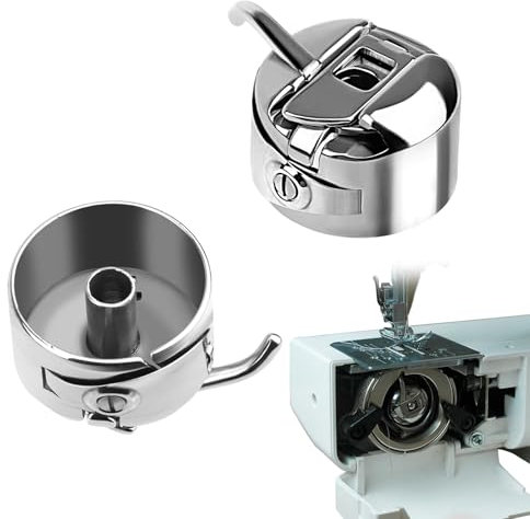 Universal Spulenkapsel, Nähmaschinen Spulenkapsel, Spulenkapsel Nähmaschinenzubehör, Spulenkapsel für Nähmaschine, Silber Nähmaschinen Spulenkapsel, Spulenkapsel für die meiste Nähmaschinen (1PCS)
