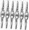 HOMSFOU 6pcs Blind Hook Tape Blind Pull Cord Knobs Cable Rope Mechanism Cleat Blind Cord Safety Hooks Corded Stoppers Tilt Blind Cord Winder Window Lock for Ac Unit Locks Film Silver Metal