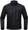 RIDEIRON Chaqueta de Moto Hombre Todas las Estaciones con Hombreras y Coderas CE, Forro Extraíble, Protección Cortavientos para Motocicleta Negro L