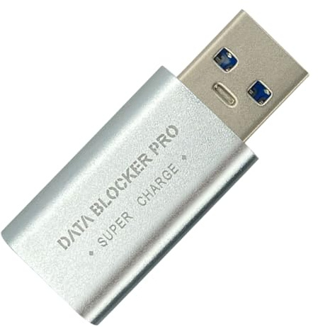Mihauuke USB Data Blocker - Portable USB Data Blocker,Stable Protector Adapter Fast Charging for Phone Tablet Work PC Devices Daily