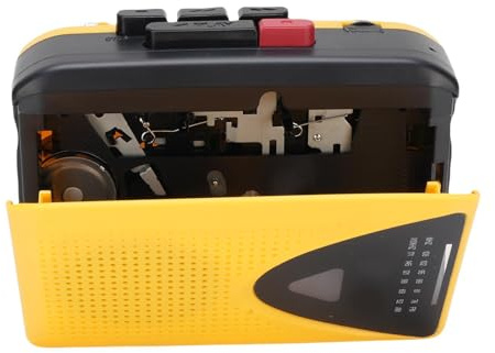 POENVFPO Retro-Kassettenspieler, Tragbares AM-FM-Radio mit Integriertem Lautsprecher für Audiowiedergabe und Nostalgische Geschenkidee