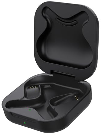 Oreilet Charging Case Replacement for Shokz OpenFit T910, Earbuds Charging Case with LED Indicator, Headphones PC USB C Earbuds Charger Case, Black