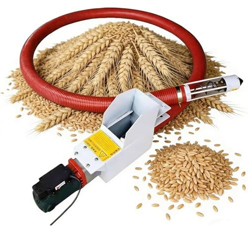 Machine d'aspiration de grains, convoyeur à vis à vis sans fin d'aspiration de grains de 3 300 W avec un diamètre de tube de 10 cm et un port de décharge entièrement ouvert, moteur entièrement