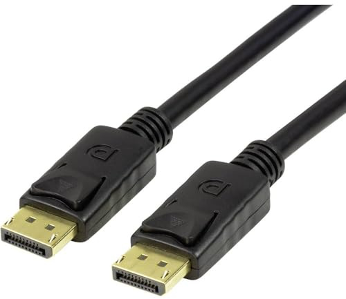 DisplayPort 1.4 Anschlusskabel, 4K/120Hz für volle HD und 3D Qualität mit bester Soundübertragung, 3m