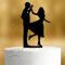 Cake Topper Tanz [tanzendes Paar] - Acryl deko schwarz deko Hochzeitstorte deko Kuchen deko Hochzeit Tortendekoration Verlobung Tortenstecker Hochzeit Tortendeko Wedding cake