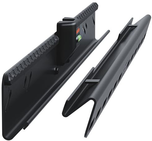 EIGELIU No Stud TV Wall Mount - Low Profile Design Works with TVs Up to 77 - Mount TV On Drywall Or Concrete with Fast Drill-Free Install - Heavy Duty Steel Frame Securely Anchors TV to The Wall