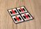 Eil Bulldog Versand IHC Aufkleber Logoaufkleber 4er Set Traktor Emblem Sticker Label Weiß Schrumpf- und Lichtecht Universal Auto, Traktor Aufkleber