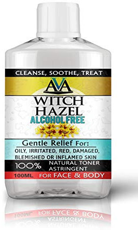Pure & Natural Alcohol Free Witch Hazel Distillate | Natural Toner & Astringent | (100 ML No Alcohol, Chemical & Paraben Free)