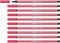 STABILO - Premium-Filzstift - Pen 68-10er Pack - erdbeerrot