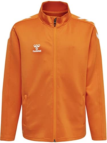 hummel hmlCORE XK Poly Zip Sweat Kids, ORANGE Tiger, 176