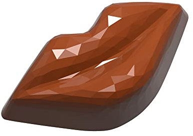 CW1937 - Chocolate World - Polycarbonate Facet Lips Mould