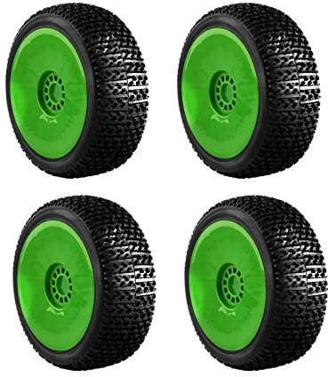 Perfeclan RC Reifen Im Maßstab 1:8, Ersatz, Zubehör für HSP Modifizierte PKW LKW Buggy, Gteen