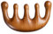 Wooden Massage Comb with Wide Tooth, Scalp Massager Round Tooth Comb, Gua Sha Manual Lymphatic Drainage Massage Tool, Fatigue Relieve Acupoint Massager