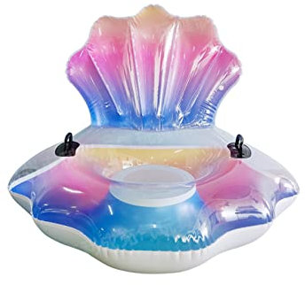 KUMADAI Aufblasbarer Schwimmring Luftmatratze Pool Schwimmreifen Spielzeug Sommer für Erwachsene Kinder Wasser Hängematte mit Griff Tragbare Wasserspielzeug,Picture 1