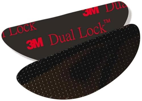 Dpm Tapes - Fissaggio Auto, Supporto Pagamento Pedaggio, Dashcam, Go Pro, Adesivo Camion SJ3550CF Nero, Chiusura a pressione (2)