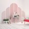 Papier peint intissé pré-encollé fresques géants - ARCHES ROSE POUDRE - adhésif décorative - 180x120cm
