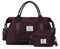 Reisetasche Damen Sporttasche Handgepäck Tasche,Weekend Bag mit Kulturbeutel&Nasstasche,Wasserdicht Schwimmtasche Travel Duffle Bag,Fitnesstasche Trainingstasche Frauen Tragetasche,Traube Lila