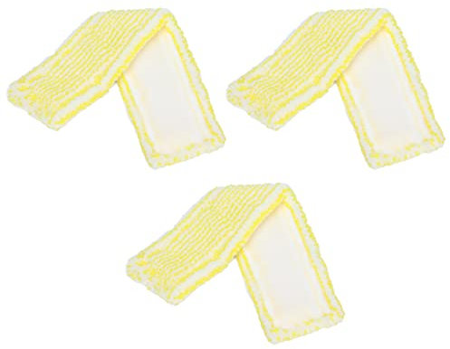 TOPINCN Tampon de Nettoyage de Vitres Wv2 3 Pièces Vadrouille de Fenêtre Wv5 Karcher Pièces de Rechange en Tissu pour Accessoire Tapis Outil de Nettoyage de Vitres Chiffon Vadrouilles à