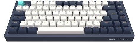 Dark Project 83 NAVY BLUE Mechanical Gaming Keyboard | ISO Multilingual | G3MS Sapphire Greased Switches | Greased Stabilisers | Hot-Swap | RGB