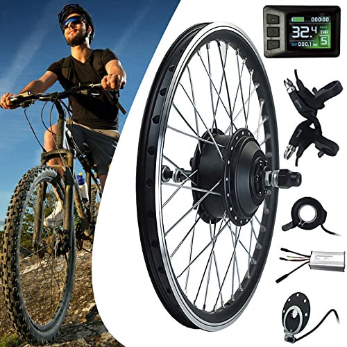Elektrofahrrad-Hinterrad-Umrüstsatz 36 V/48 V – 250 W/350 W/500 W, Fahrradnabenmotor mit intelligenter Steuerung (32 km/h), 36 V/500 W-20