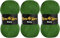 Baby Wolle (#3 DK) Leichtes Kammgarn Babygarn, Strickgarn Baby Best uni Babywolle, Antipilling Strickwolle Häkelwolle Acrylgarn zum Stricken und Häkeln (3 Knäuel, 1391 Grün)