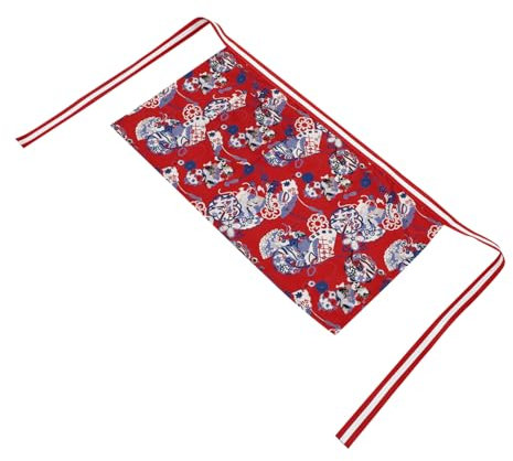 FELTECHELECTR Küchen Kochschürze Japanischer Stil Halblange Sushi-kochschürze Aus Canvas Für Restaurants Kellner Und Künstler Langlebig Schrumpfsicher Und Pflegeleicht
