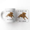 The Victorian Printing Co - All You Need is Love.and a Fox red Labrador Original Illustration - Mug & Coaster Set