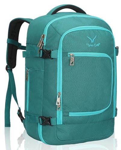 Hynes Eagle Zaino da Viaggio Aereo 40L Bagaglio a Mano Borse da Cabina Zaino Porta PC 15,6 Pollici Teal