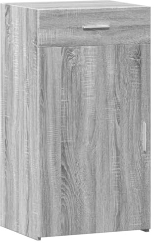 vidaXL Sideboard Grey Sonoma 50x42.5x93 cm Engineered Wood