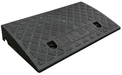 AZHANGYB Rampe de Seuil de Pont, Rampe de Chargement, Rampe de Porte Rampe de Trottoir Scooter Chariot Fauteuils Roulants Déambulateurs Caoutchouc (B 50x22x6cm)