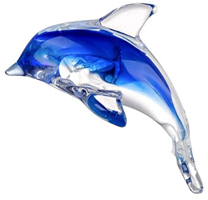 IMIKEYA Figura De Esmaltada Decoración De Delfines Estatua De Adorno De Animales