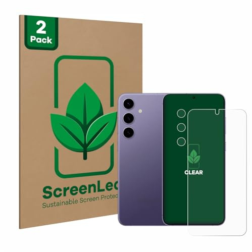 ScreenLeaf 2 Stück Schutzfolie für Samsung Galaxy S24 Plus (Display+Kamera) [nachhaltiger Displayschutz, Folie, transparent, kratzfest]