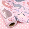 Burymento Geschenkpapierrolle mit wendbarem Katzen-Design – rosa und weiß gepunktetes Design auf der anderen Seite, geeignet für Valentinstag, Geburtstag, Muttertag, Hochzeit, Babyparty