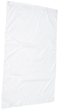 DIKACA 90x150cm Weiße DIY Flagge Hochwertiges Banner Für Kreative Partydekoration Perfekt Zum Beschriften Und Gestalten Für Verschiedene Events