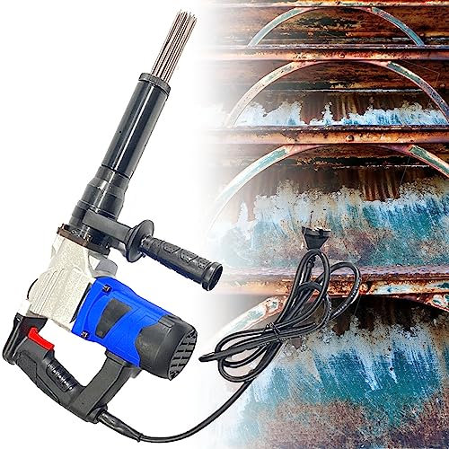 Electric Derusting Gun, 1100W Electric Needle Derusting Gun, High Power Industrial Grade Electric Needle Scaler Handheld Needle Derusting Gun Electric Jet Chisels,220V