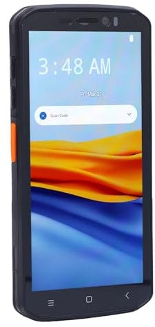 Für Android 14 Barcode Scanner, 5.5 '' Voll -Touchs -Bildschirm PDA -Scanner mit NFC Reader, 4 GB RAM 64 GB ROM, 1D 2D QR -Code -Handheld -Barcode -Scanner Mobile Computer Für