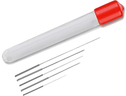KooingTech 3D Printer Tool Kit, Stainless Steel Printing Needles Cleaner | 5Pcs Printer Nozzle Cleaning Kit, 0.2/0.3/0.4/0.5/0.6mm, Stainless Steel Nozzle Cleaning Needles, for 3D Printer Accessories