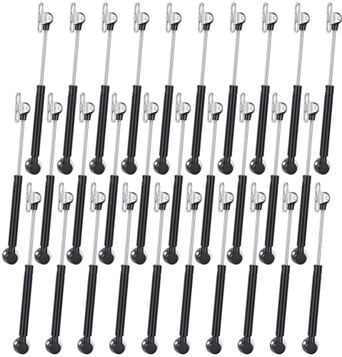 Lothee 30 Pack 10 Inch 100n/22.5lb Gas Struts for Cabinets Door Lift Pneumatic Support Rv Door Strut Soft Open Gas Springs Cabinet Shocks and Props for Furniture Rv Bed Boat Hatch