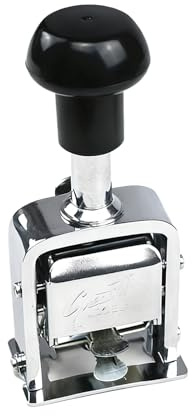 BRGD Numeratore automatico, 5 Cifre Conchiglia in Lega di Zinco Numero di Salto Automatico Macchina con Timbro per Servizi Bancari, Contabilità e Documentazione